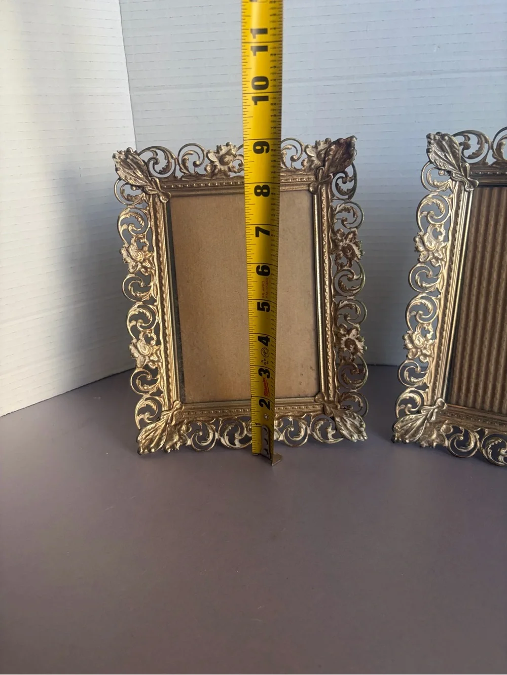 Gold Ornate Vintage Picture Frame Set of 2- Decorative Home Accent